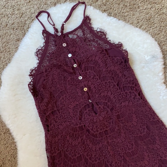 Free People Lace Mini Dress - Picture 2 of 4